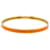 Brazalete uni esmaltado extra estrecho naranja Hermès 70 Esmalte  ref.1381946