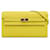 Hermès Yellow Chevre Kelly To Go Wallet Leather Pony-style calfskin  ref.1381996