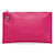 Prada Pink Saffiano Lux Zip Clutch Leather  ref.1382015