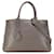 Prada Brown Glace Calf Logo Satchel Taupe Leather Pony-style calfskin  ref.1382023