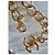 Collana Chanel Chunky Métiers d’Art 2018 Hamburg CC Oro e Nero Gold hardware - vista 4