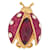Altri gioielli SPILLA VINTAGE CHRISTIAN DIOR LADY SPILLA IN ORO LACCATA E METALLO ORO D'oro  ref.1382037