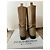 Botas de motorista Yves Saint Laurent de potro beige - vista 4