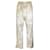 Autre Marque Pantalon Stella teint par nœuds sable Raquel Allegra Coton Beige  ref.1382754