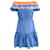 Autre Marque Peter Pilotto – Pallas-Kleid aus bestickter Baumwolle, Blau  ref.1382763