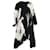 Valentino Garavani Floral Hooded Long Coat in Black Cashmere and Mohair Wool  ref.1382917