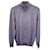  Brunello Cucinelli Full-Zip Cardigan in Blue Gray Cashmere  Grey Wool  ref.1382949