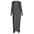 Balmain gestreifter Stretch-Strick-Cardigan aus schwarzer Wolle  ref.1382955