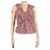 Isabel Marant Red sleeveless V-neckline silk top - size UK 12  ref.1383063
