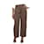 Vince Khaki wide-leg trousers - size UK 12 Green Triacetate  ref.1383070