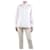 Alberto Biani Camisa branca de algodão com botões - tamanho UK 12 Branco  ref.1383073