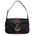 Gucci Sac bandoulière en cuir et toile GG noir - taille  ref.1383086