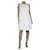 Tommy Hilfiger White sleeveless midi dress - size UK 14 Polyester  ref.1383094