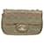 Chanel Classic Flap Dourado Lona  ref.1383134