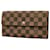Sarah Louis Vuitton Porte Monnaie Credit Brown Leather  ref.1383348
