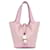 Hermès Pink Micro Swift Lucky Daisy Picotin-Schloss 14 Leder Kalbähnliches Kalb  ref.1383514