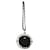 Chanel CC nera trapuntata in pelle di agnello trapuntata con catena rotonda intorno alla frizione con catena Nero  ref.1383525