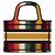 Book Tote Dior Tote Libro Mini D Rayas Amarillo - vista 4