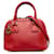 Gucci Red Mini GG Charm Dome Satchel Leather Pony-style calfskin  ref.1383570
