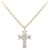 & Other Stories [LuxUness] 18K Cross Diamond Necklace Metal Necklace in Excellent condition  ref.1383669