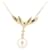 Mikimoto 18K Pearl Diamond Necklace Colar de metal em excelente estado  ref.1383688