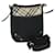 BURBERRY Nova Check Shoulder Bag Nylon Black Beige Auth 75144  ref.1383826