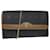 Christian Dior Bolso con cadena de lona en forma de panal PVC Cuero Negro Auth bs14329  ref.1383832