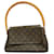 Louis Vuitton Mini looping Brown Cloth  ref.1383909