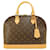 Louis Vuitton Alma Brown Cloth  ref.1384323