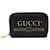 Estampado del logotipo de Gucci Negro Cuero  ref.1384387