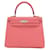 Hermès Kelly 25 Pink Leather  ref.1385079