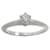 Tiffany & Co Solitaire Silvery Platinum  ref.1385296