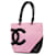 Chanel Cambon line Pink Leather  ref.1385348