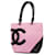 Linha Chanel Cambon Rosa Couro  ref.1385348