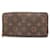 Louis Vuitton Zippy wallet Brown Cloth  ref.1385394