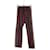 Autre Marque Pantalon droit en coton Multicolore  ref.1385536