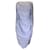 Autre Marque Vestido de seda sem alças estampado azul / branco Thakoon  ref.1385680