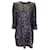 Autre Marque Shoshanna Black Sequined Long Sleeved Mini Dress in Jet Polyester  ref.1385693