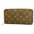 Louis Vuitton Zippy wallet Brown Cloth  ref.1385892