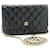 Chanel Wallet On Chain Black Leather  ref.1385932