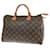 Louis Vuitton Speedy 30 Brown Cloth  ref.1385941