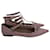 Valentino Garavani Valentino T-Strap Rockstud Ballet Flats in Pink Leather  ref.1386000