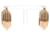 Autre Marque MISSOMA  Earrings T.  Gold plated Golden Gold-plated  ref.1386052