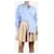 Autre Marque Camicia in cotone a righe azzurre - taglia S Blu  ref.1386102