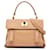 Yves Saint Laurent Brown Small Leather Muse Two Bag Beige Pony-style calfskin  ref.1386167