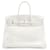 Hermès Blanc Togo Birkin Retourne 35 Cuir Veau façon poulain  ref.1386175