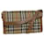 Autre Marque Bolsa de ombro Burberrys Nova Check Canvas Bege Auth 74254 Lona  ref.1386369