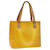 LOUIS VUITTON Monogram Vernis Houston Hand Bag Lime Yellow M91055 LV Auth 74509 Patent leather  ref.1386410