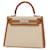 Hermès Kelly 28 Cream Cloth  ref.1386554