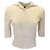 Autre Marque Proenza Schouler Gold Metallic Knit Polo Top Golden Viscose  ref.1387377